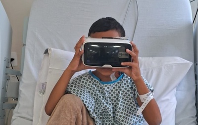 Hospital Ortopédico do Estado passa a utilizar óculos de realidade virtual no tratamento e reabilitação de pacientes