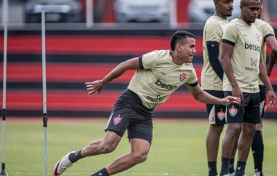 Elenco do Vitória se reapresenta no CT após dois de folga para se preparar contra o Atlético-GO