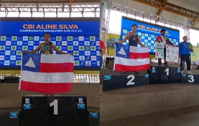 Atletas baianos de wrestling sobem ao pódio em torneio nacional