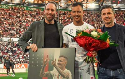 Reforço do Bahia para esta temporada, Iago Borduchi é homenageado em sua saída do Augsburg