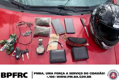 Dupla acusada por tráfico de drogas é presa em flagrante em Caminho de Areia