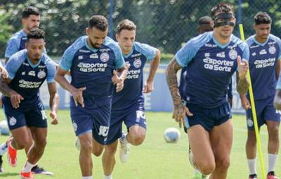 Bahia faz único treinamento antes de enfrentar o Criciúma