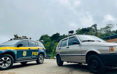 Motorista é flagrado com carro roubado em trecho da BR-101 na Bahia