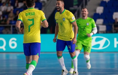 Brasil estreia com goleada na Copa do Mundo de Futsal