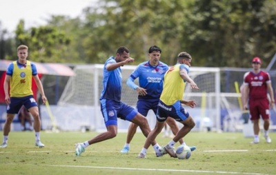 Bahia trabalha parte técnica e tática de olho em jogo contra o Bragantino