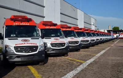 Frota do Samu recebe 280 novas ambulâncias do Governo Federal