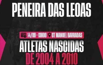 Vitória realiza peneira para jogadoras nascidas entre 2004 e 2010