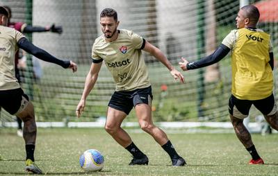 Com apenas um treino, Vitória encerra preparação para enfrentar o São Paulo pelo Brasileiro