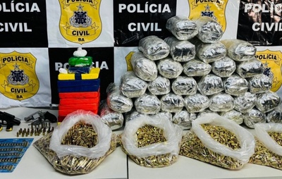 Polícia Civil confisca arsenal de guerra avaliado em 3 milhões de reais em Irecê e Seabra