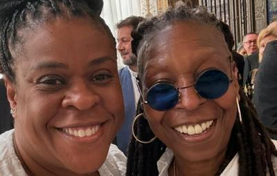 Cacau Protásio encontra Papa Francisco e Whoopi Goldberg em evento no Vaticano