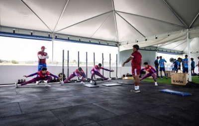 Bahia inaugura academia externa para base e time feminino no CT