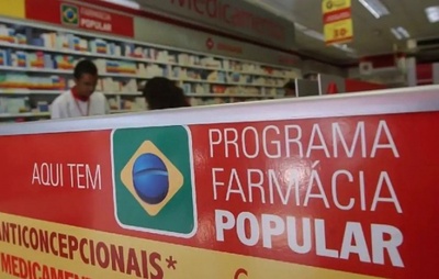 Farmácia Popular passa a ofertar 95% dos medicamentos gratuitamente