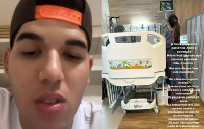 24 horas depois de receber alta, filho de Zé Vaqueiro tem parada cardíaca e volta ao hospital