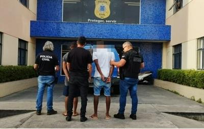 Polícia prende dupla acusada de estupro e divulgação de crime na Bahia