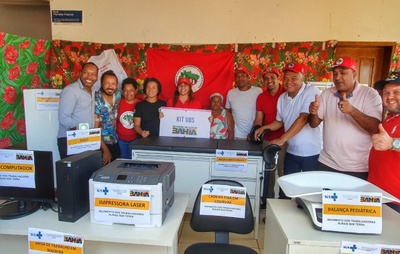 Sesab entrega kits de Unidades Básicas de Saúde para assentamentos do Baixo Sul da Bahia